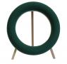  RING styrodur na stopce /  Ring on polystyrene on the wooden stand /  Ring Polystyrol-Basis mit Holzständer / Круг с подставкоб
